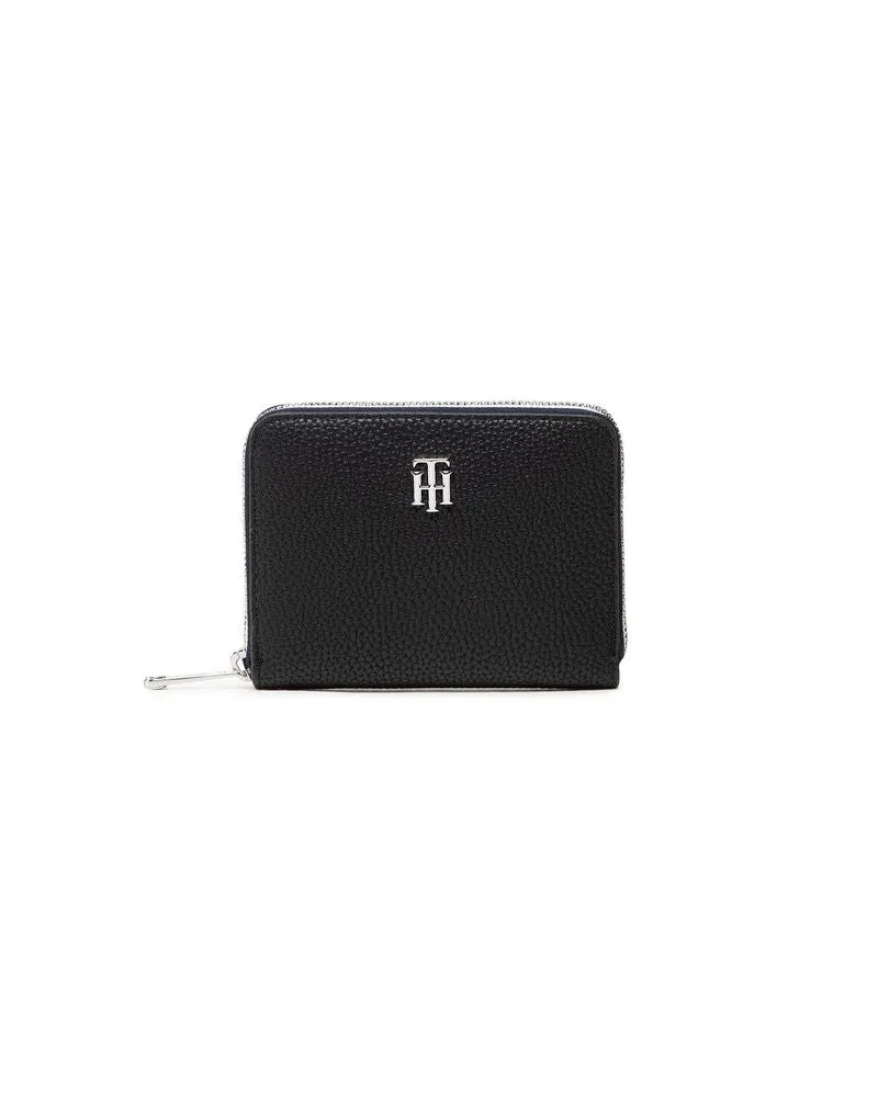 Tommy Hilfiger Women's Wallet Black Polyurethane Bags Black