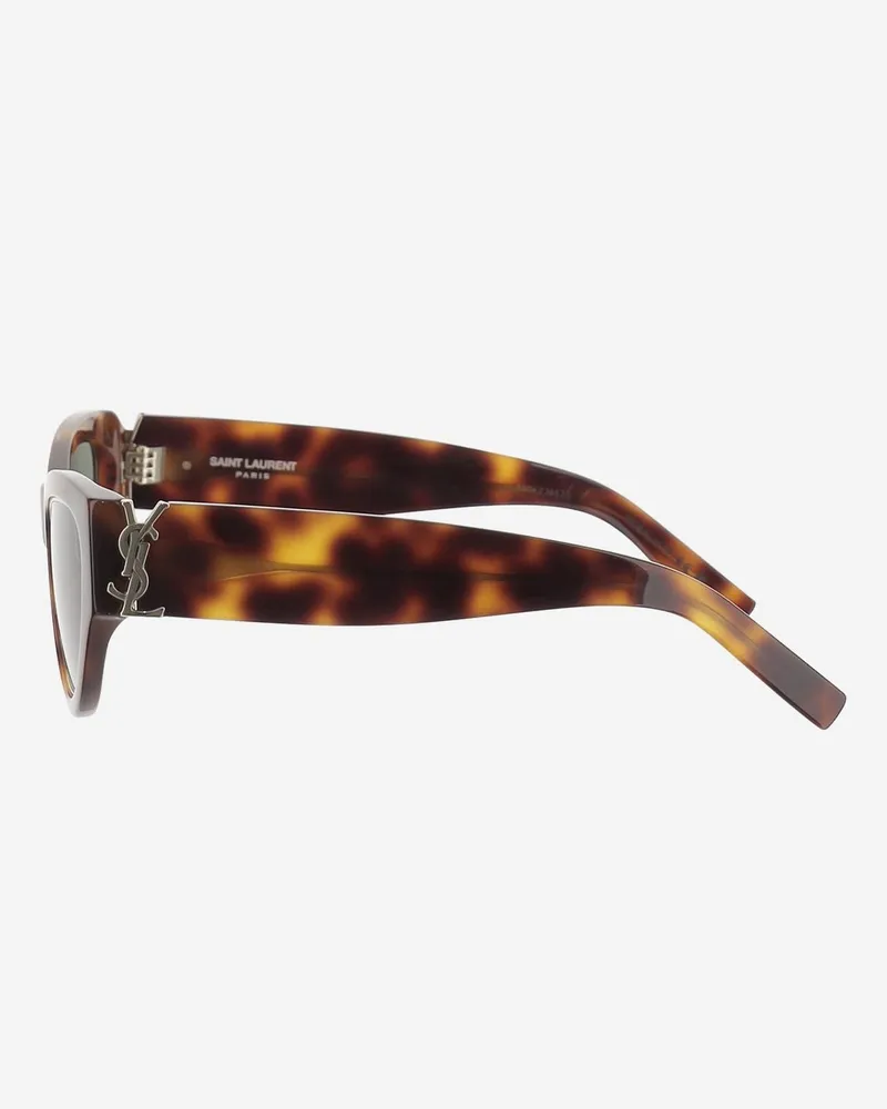 Saint Laurent Women's Tortoiseshell Sunglasses Tartarugato Acetate Brown