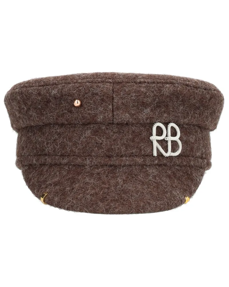 RUSLAN BAGINSKIY KPC09FW25_WP-PRS-SIRBBROWN Flat Cap — Brown Brown