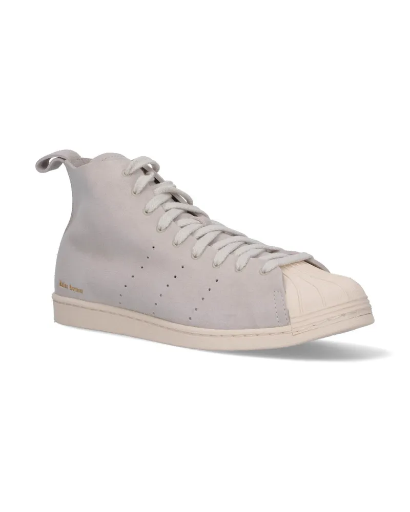 adidas Men's Adidas X Wales Bonner Sneakers Grey Leather Gray