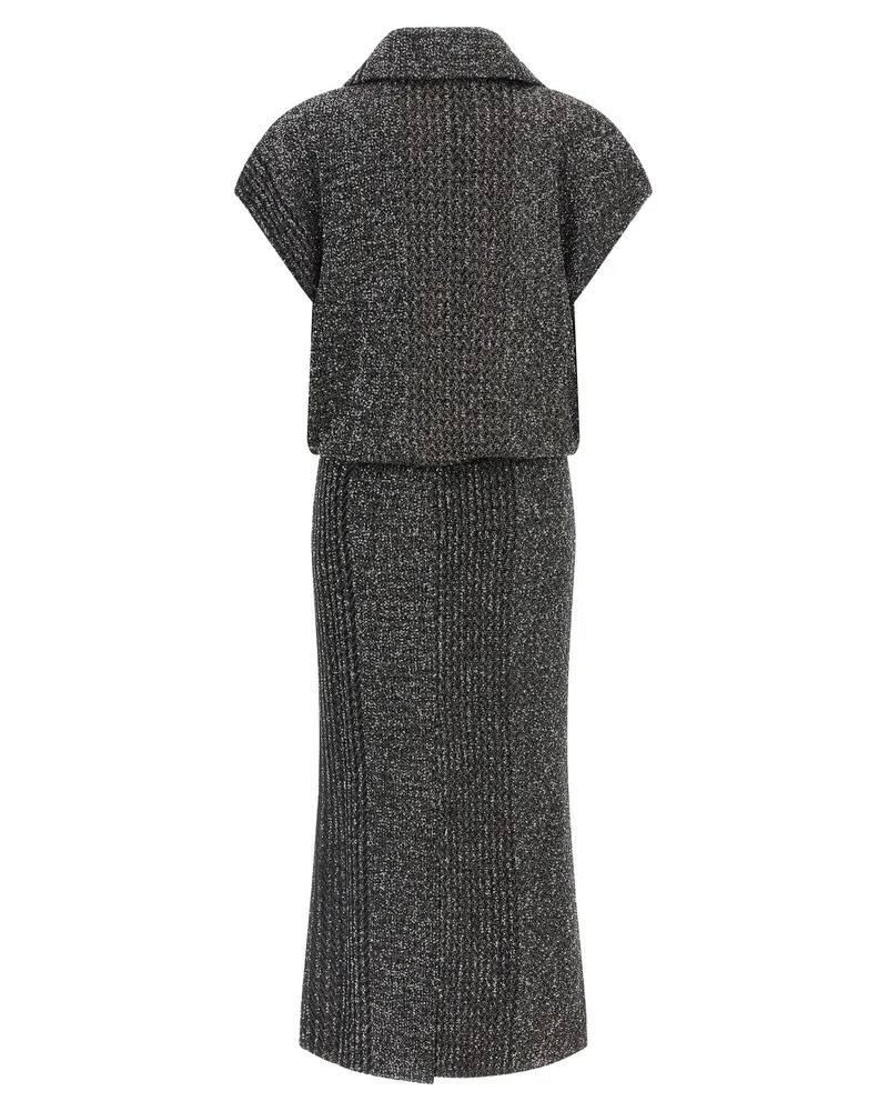 Missoni Sequin Zigzag Dress — Black Black