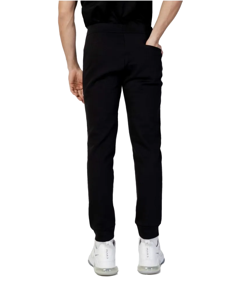 Armani Exchange Cotton Joggers — Black Black