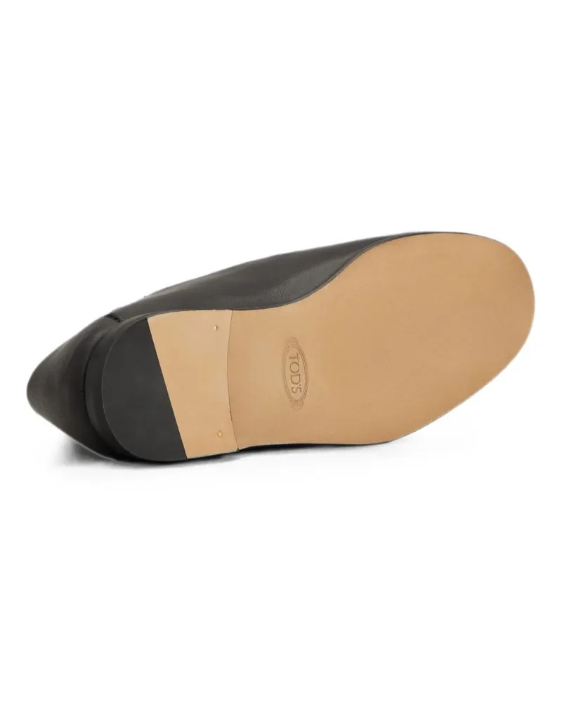 TOD'S Leather Loafer — Black Black
