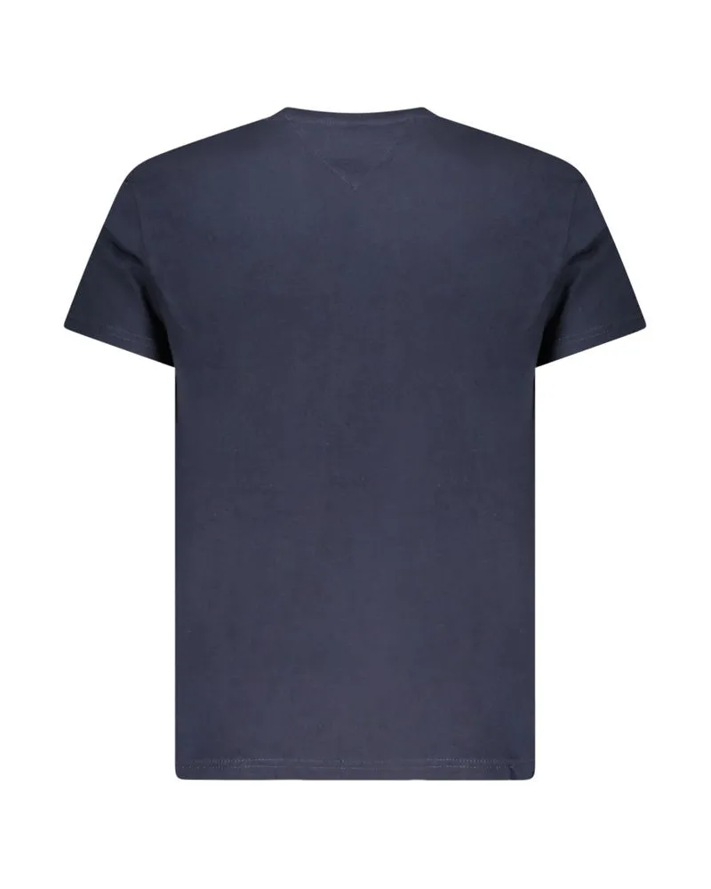 Tommy Hilfiger Logo-Striped Cotton T-Shirt — Navy Navy