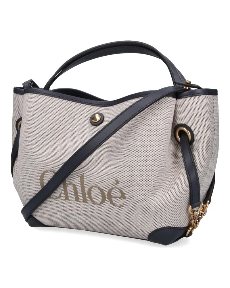 Chloé Women's Chloè Bags Black Cotton White