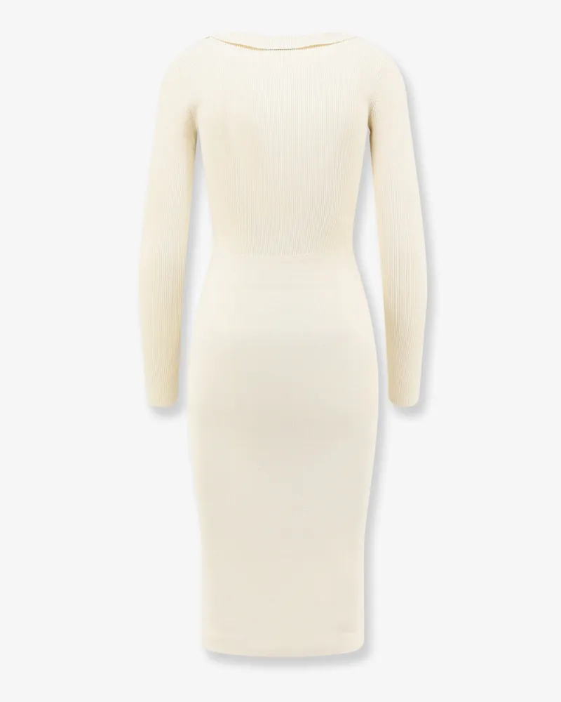 Elisabetta Franchi Women's Dress Viscose Blend White White