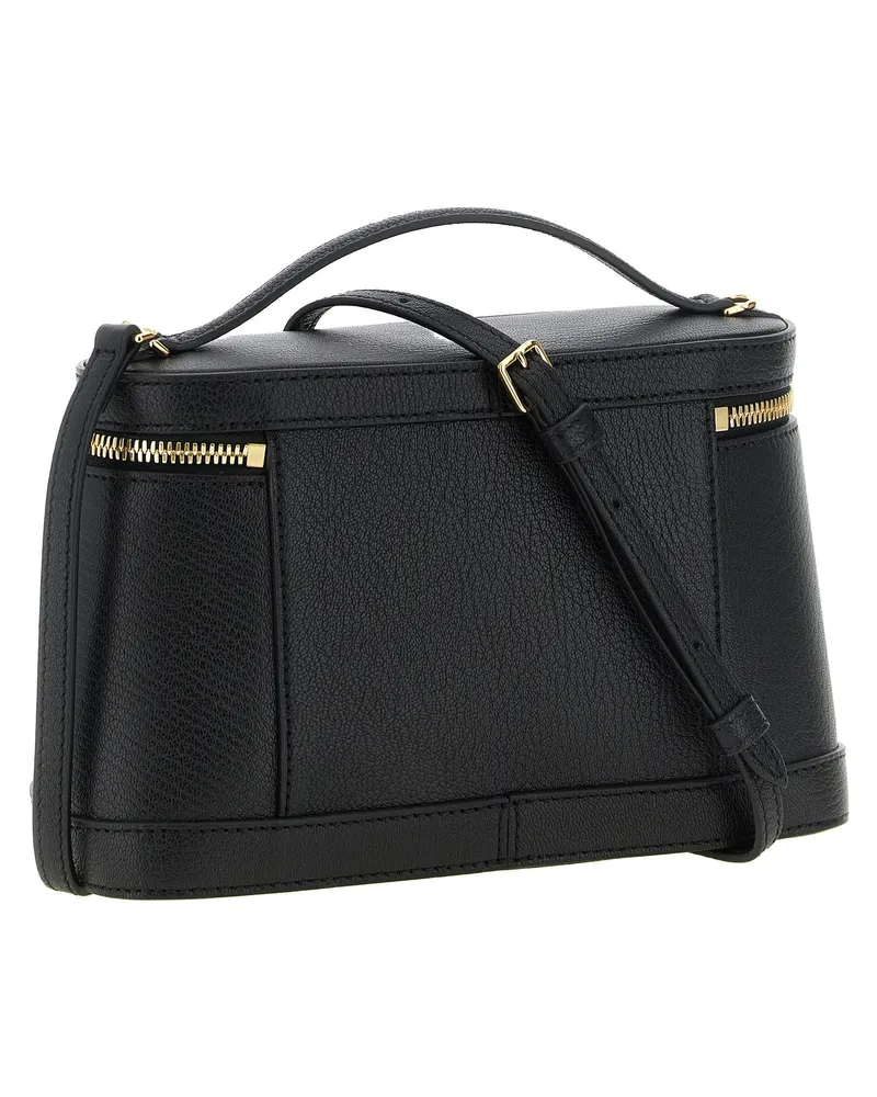 Jacquemus Leather Top Handle Bag — Black Black