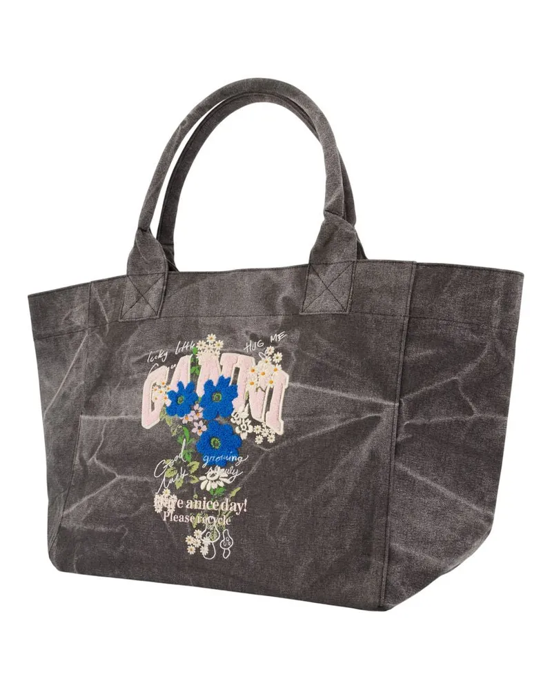 Ganni Tote Bag — Gray Gray