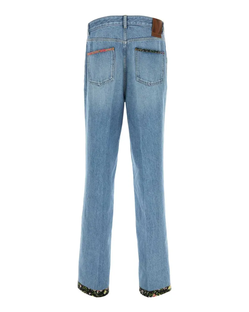 Valentino Garavani Men's Denim Jeans Denimblulavchiaro Exterior: Cotton Blue