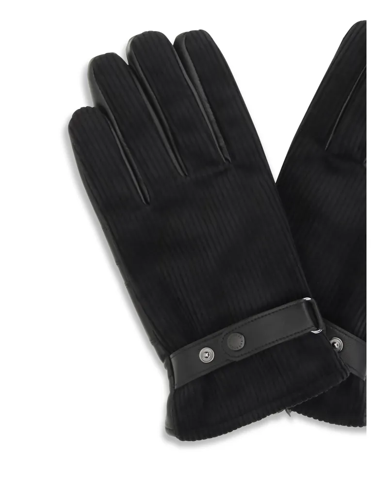 Barbour Nelson Gloves — Black Black