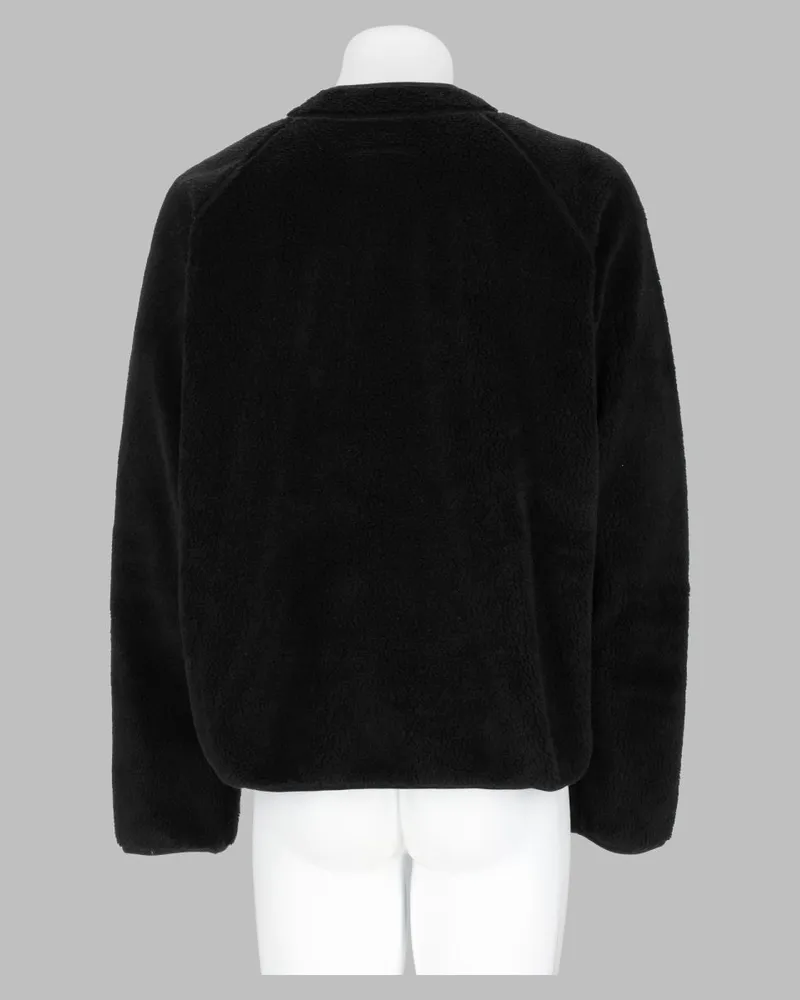 Maison Margiela Men's Reversible Zip Sweatshirt Black Polyester Sweatshirts Sweater Black
