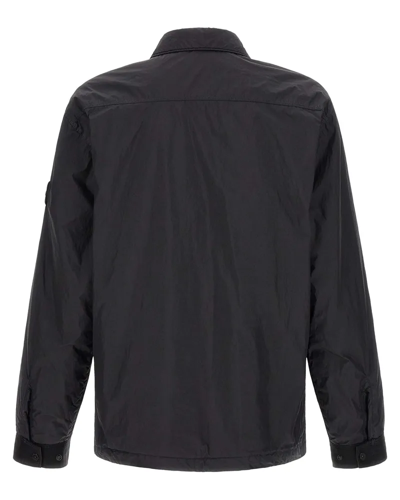 Stone Island Men's Black Polyamide Shell Jacket Clothing Black