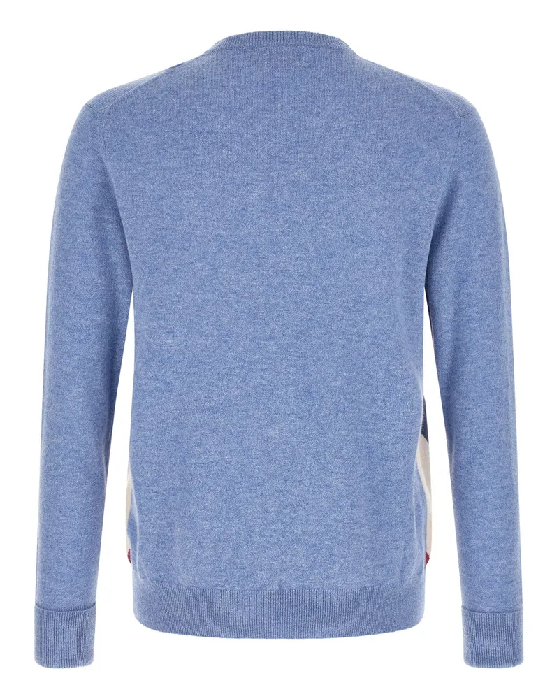 Ballantyne Diamond Sweater — Blue Blue