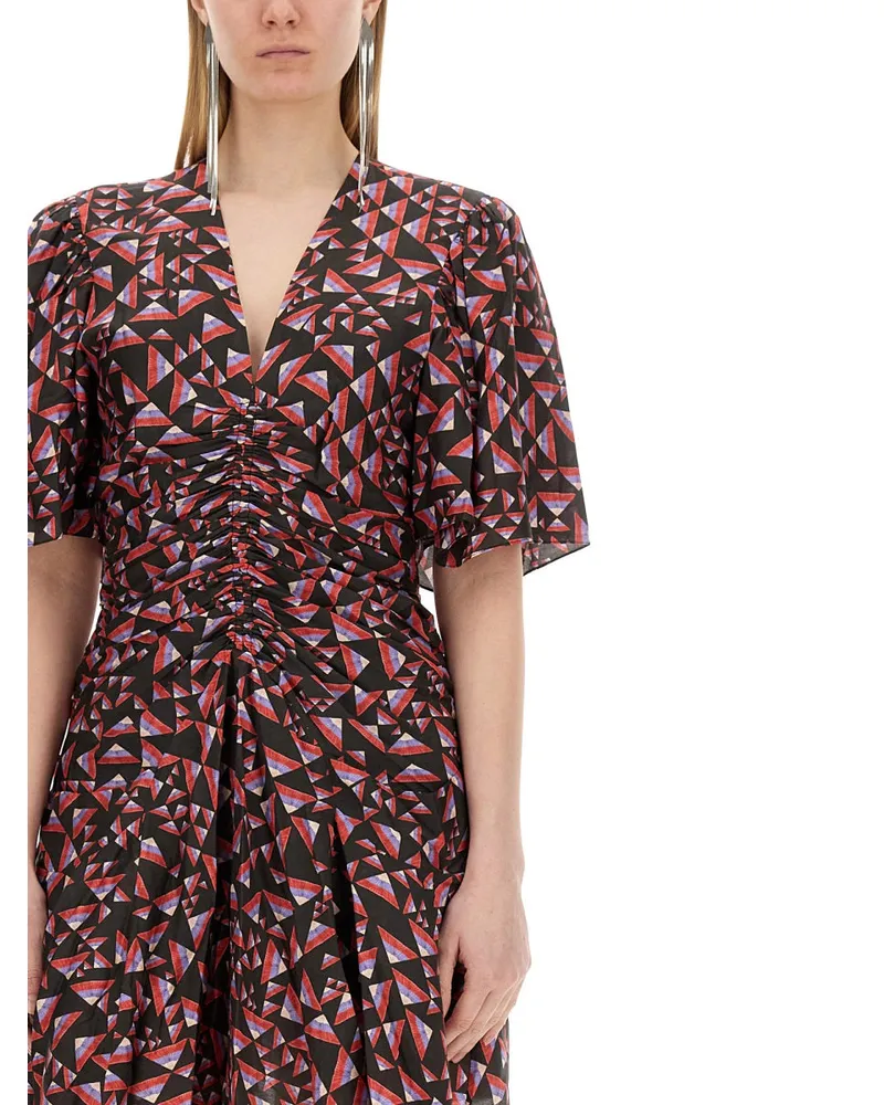 Isabel Marant Viscose Blend Dress — Multicolor Multicolor