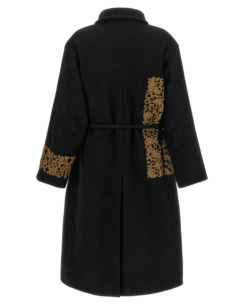 Dries van Noten Coat — Black Black