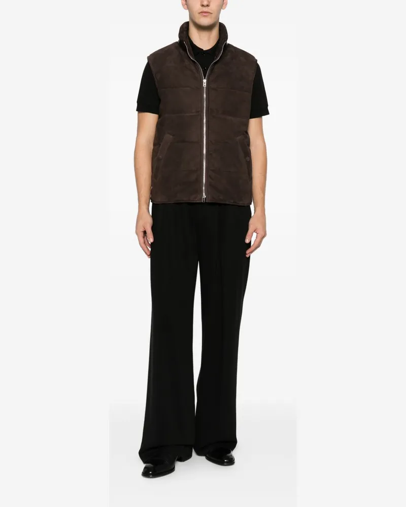 Tom Ford Cotton Blend Jersey Polo — Black Black