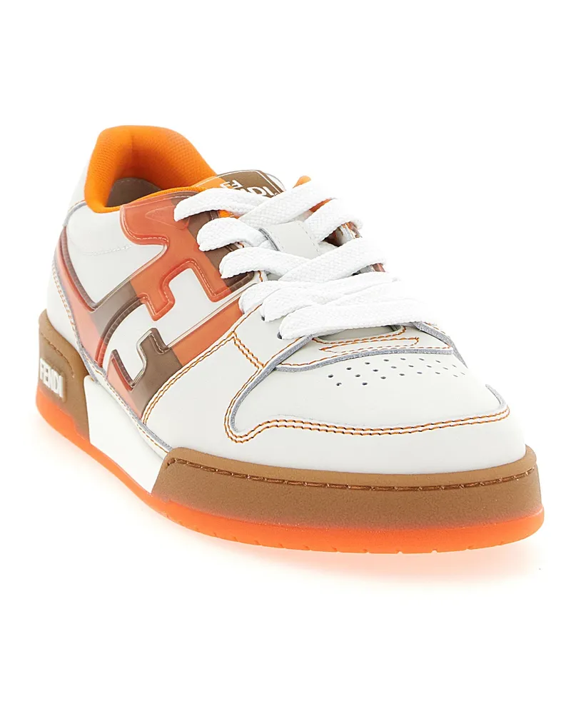 Fendi Match Sneaker — White White