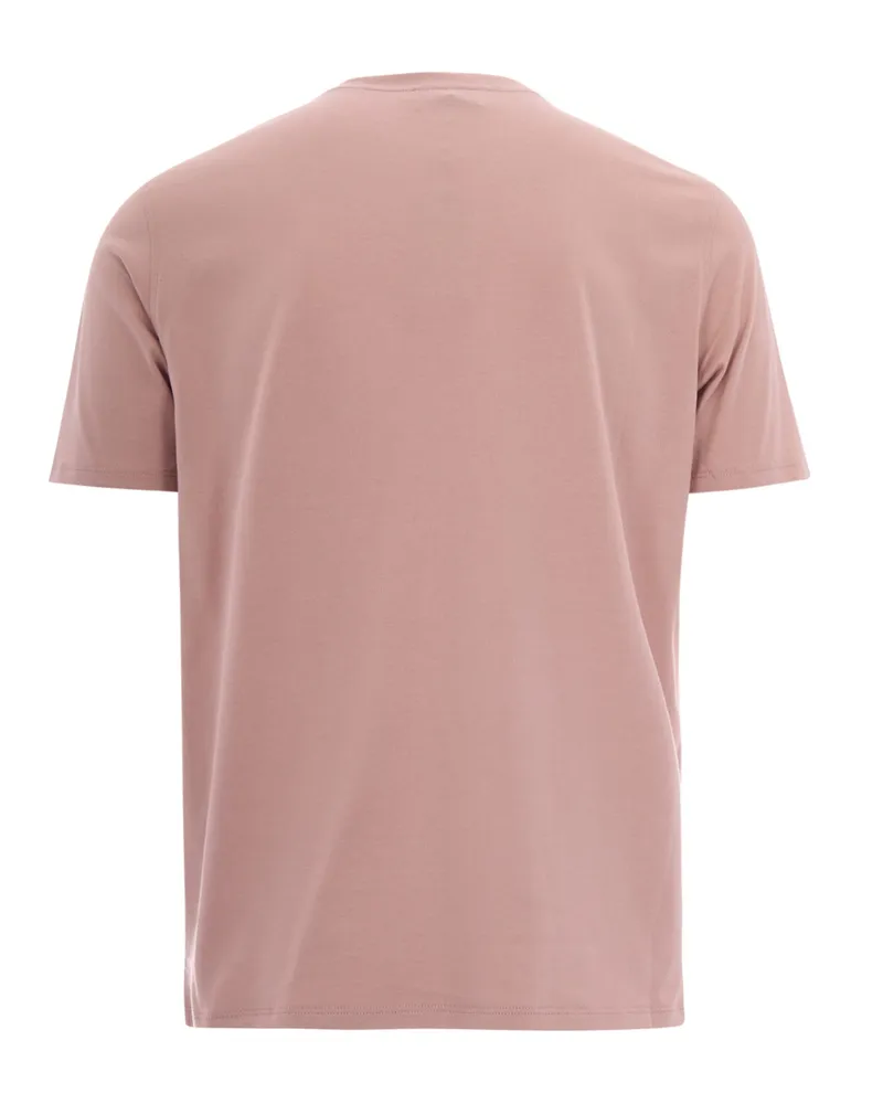 Emporio Armani Men T-Shirt Essential Pima Cotton Pink T-Shirts And Polos 