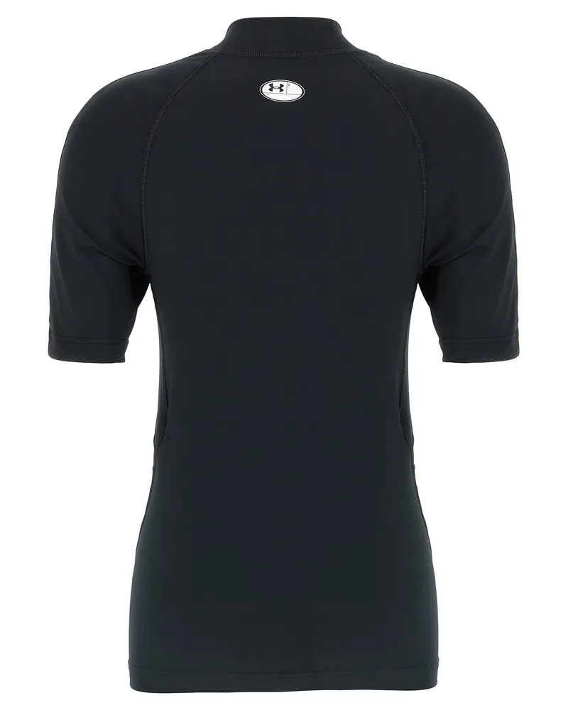 Balenciaga Women Black Polyester T-Shirt Black