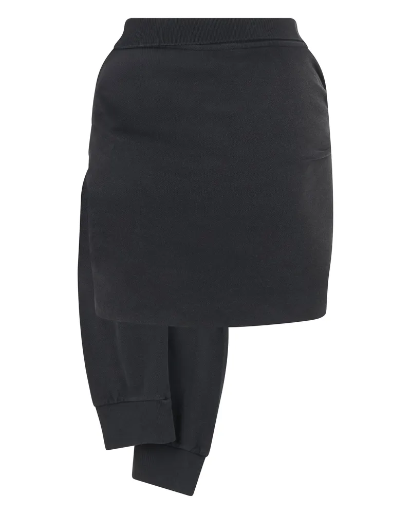 Balenciaga Women's Skirt Knot-Style Polo Grey Cotton Gray