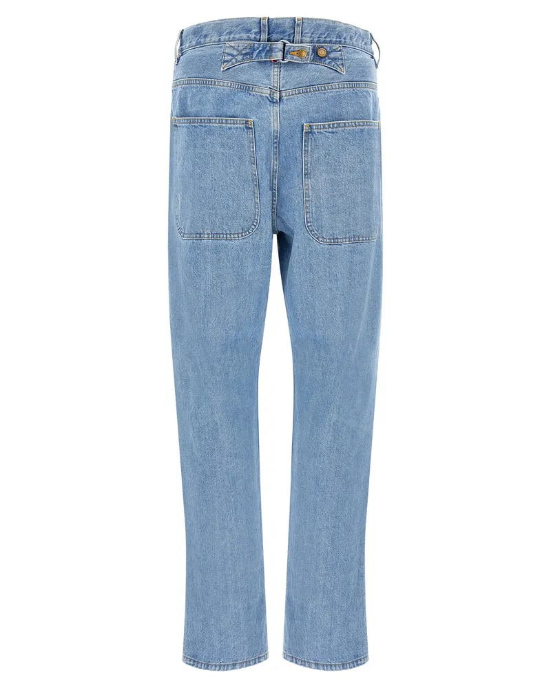 Thom Browne Japanese Selvedge Jeans — Light Blue Light