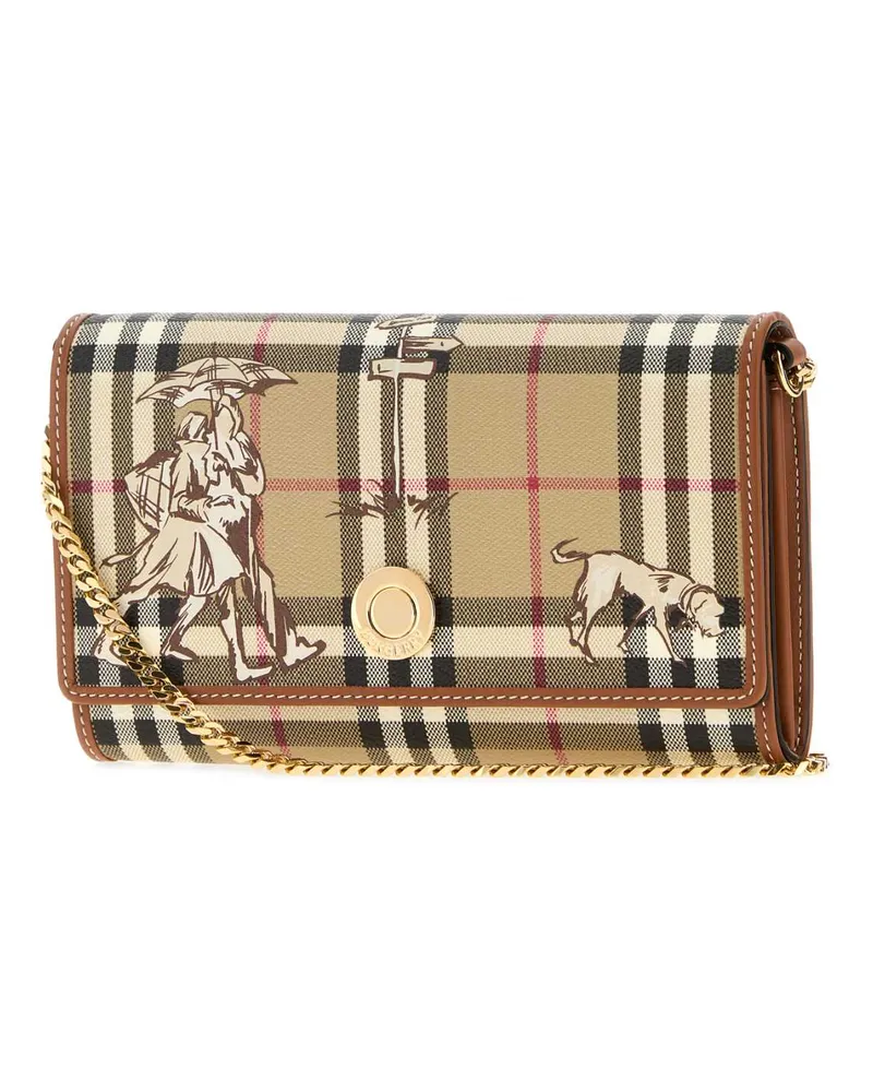 Burberry Hannah Wallet — Beige Beige