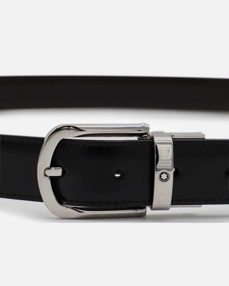 Montblanc Men's Belts Black _le Black