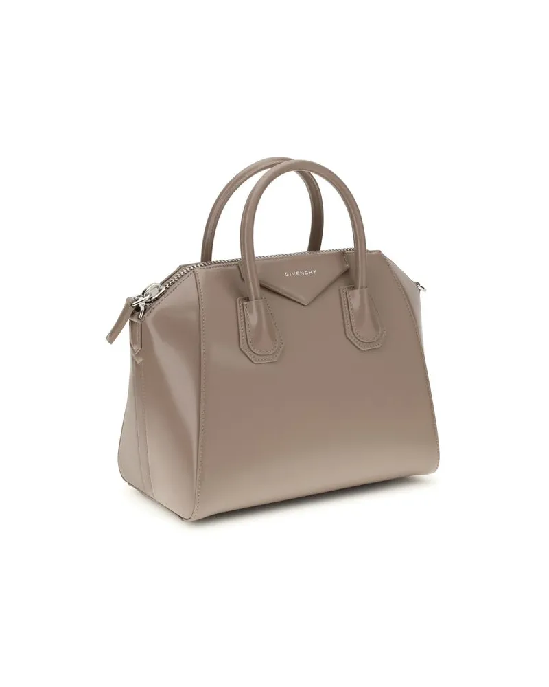 Givenchy Women's Gray Calf Leather Bos Taurus Handbag Bag Gray