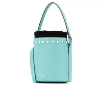 Women's Top Handle Bag Turquoise Leather