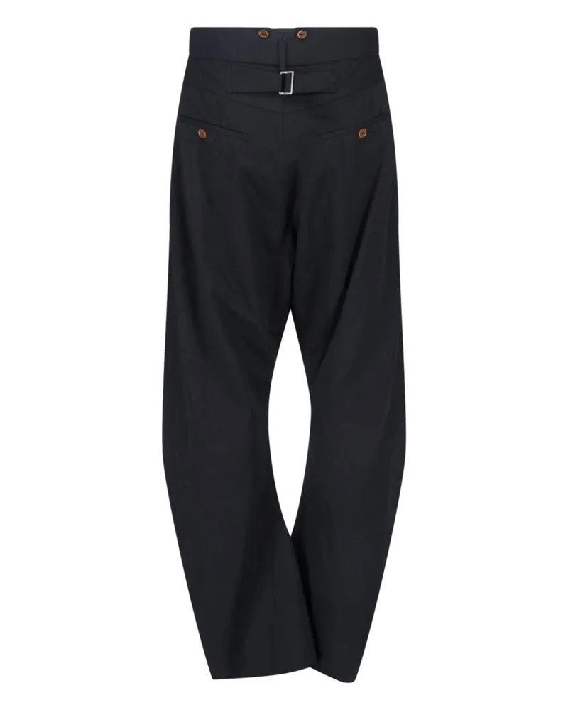 Vivienne Westwood Men's Trousers Black Cotton Black