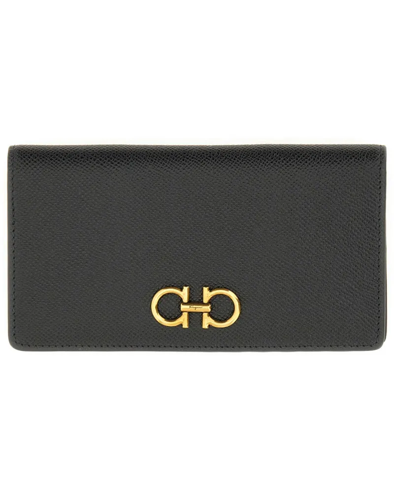 Ferragamo Wallet — Black Black