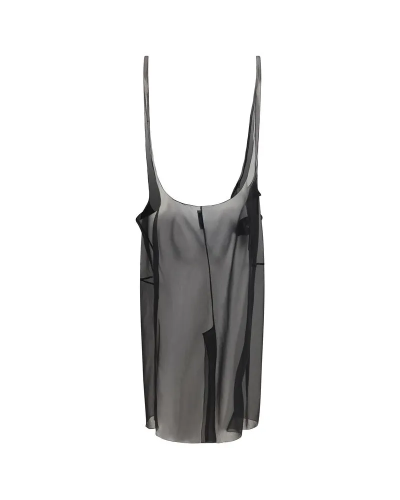 Prada Women Black Polyester Midi Skirt Black