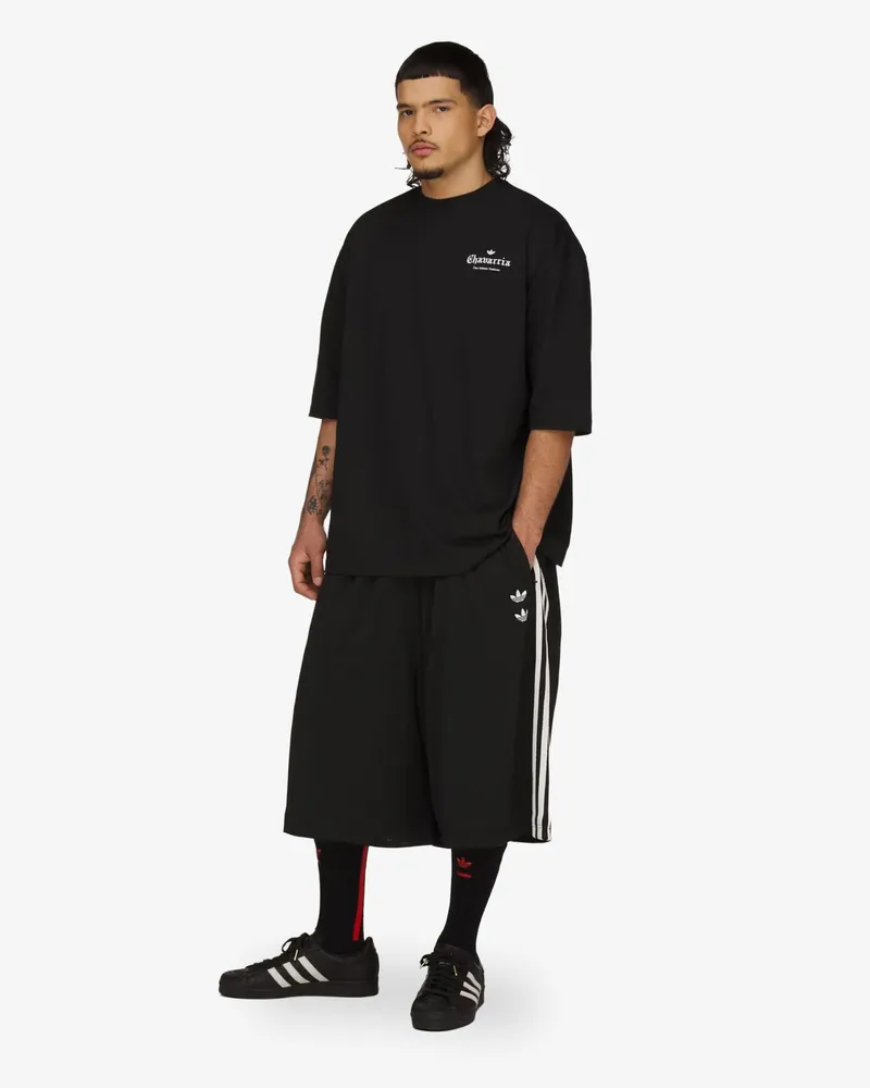 adidas Men's T-Shirt Wc Logo Black Cotton T-Shirts And Polos Black