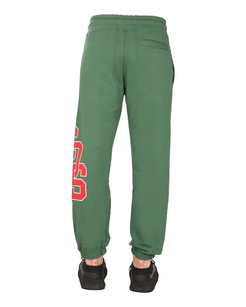 GCDS Elastic Waist Joggers — Green Green
