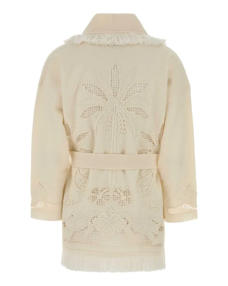 Alanui Islands Diary Cardigan — Beige Beige