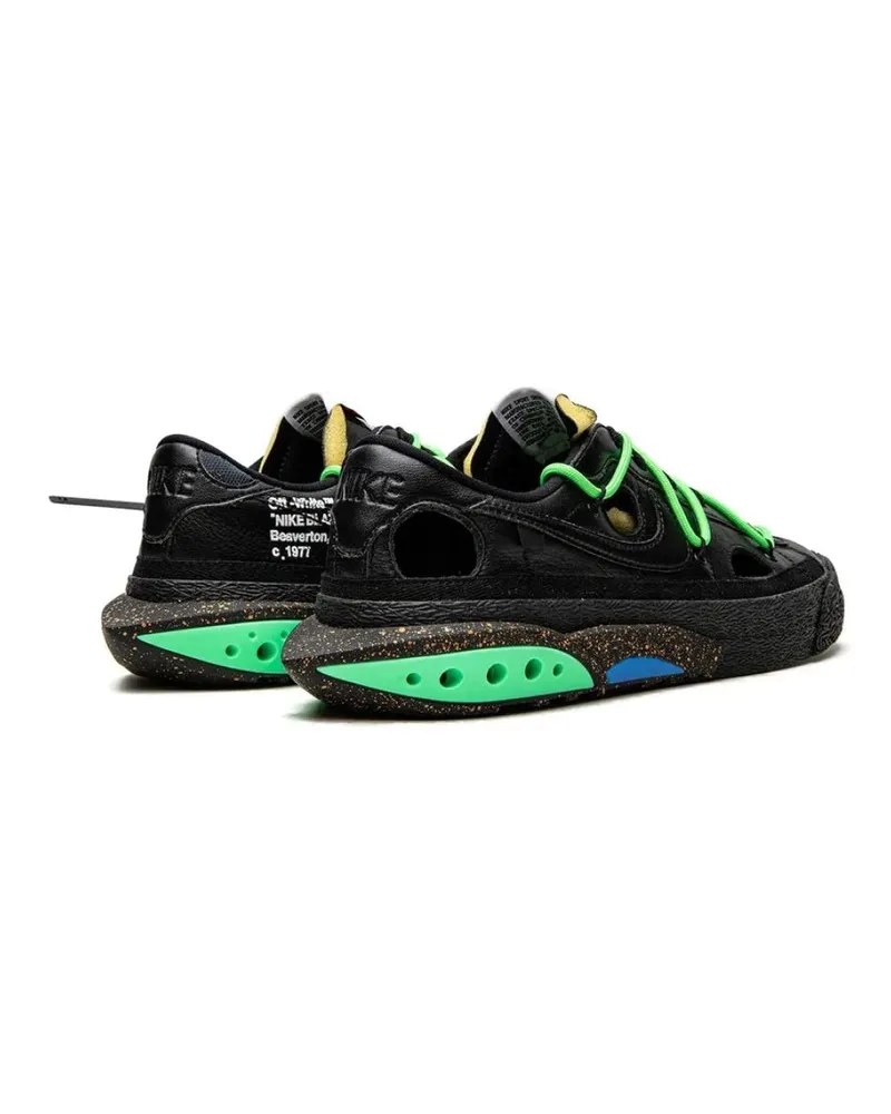 Nike Women's Blazer Low 77 X Off-White Sneakers Black Shoes Black