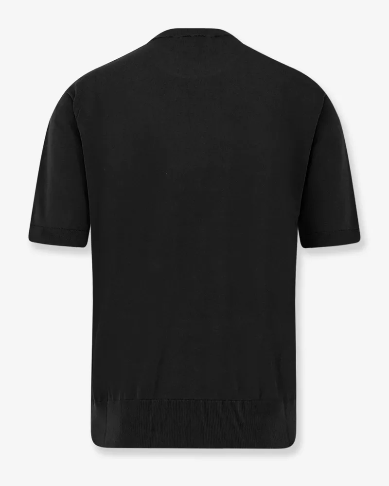 Laneus Men's Cotton Sweater Black Cotone Black
