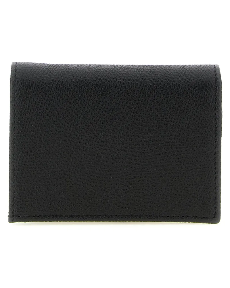 Valentino Garavani Women's Black Calfskin Cardholder Accessory Black