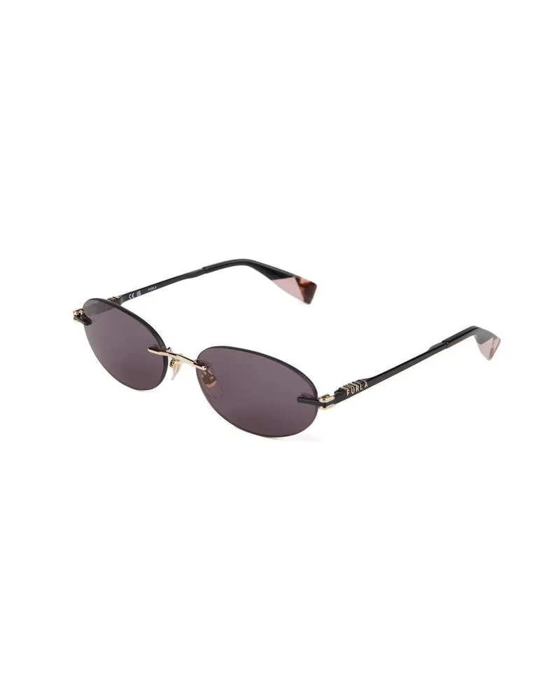 Furla Women's Sunglasses Polished Rose Gold Metal Eyewear Rose