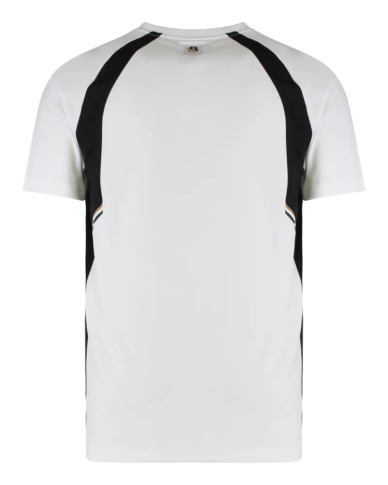 HUGO BOSS Logo-Embroidered T-Shirt — White White