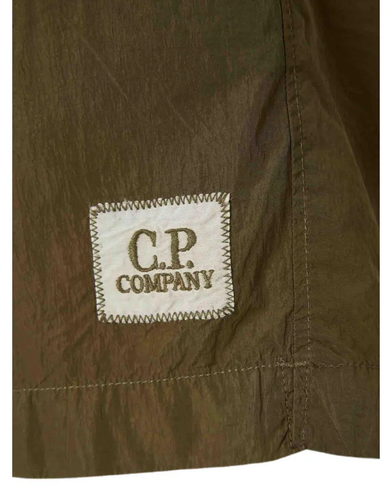 C.P. Company Men's Swimsuit Green Polyamide Suits Green