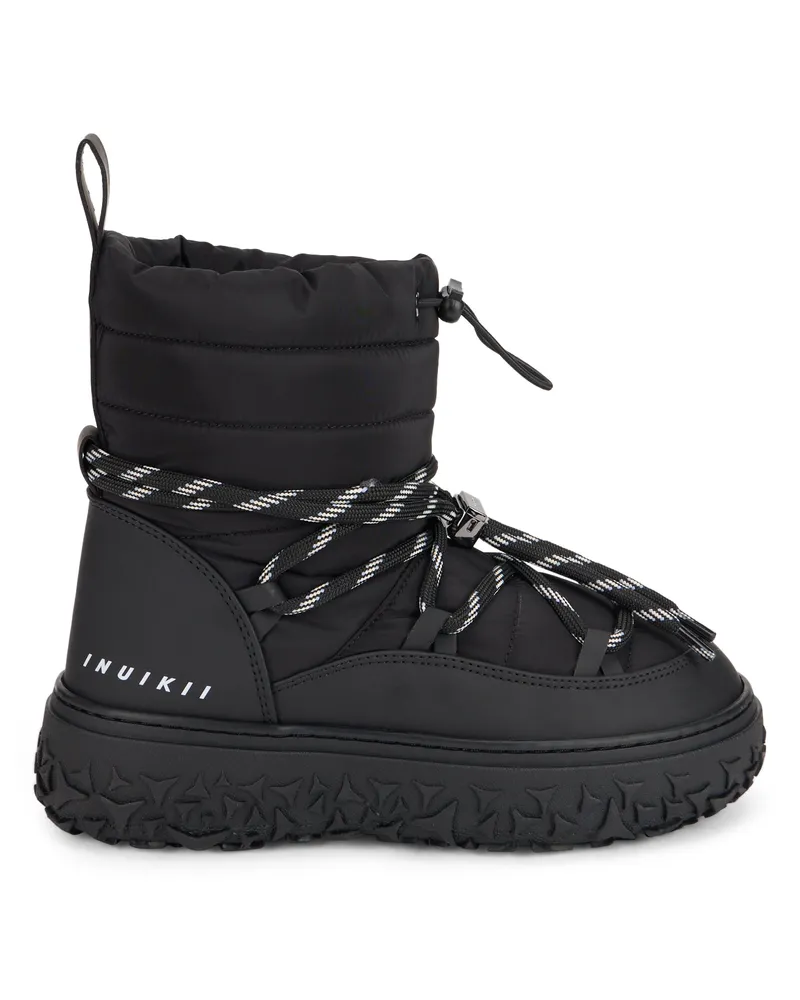 INUIKII Water-Resistant Technical Fabric Boot — Black Black