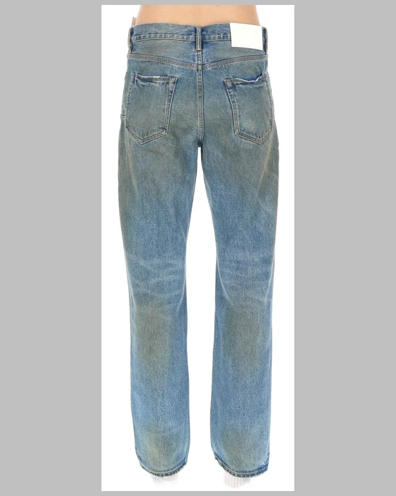 PURPLE BRAND 100% Cotton Denim Jeans — Blue Blue