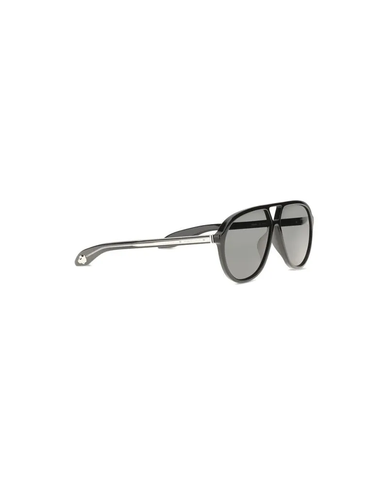 Alexander McQueen ALA009SAJ07491053BB Sunglasses — Black Black