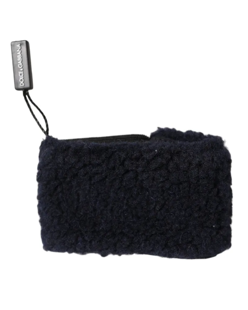 Dolce & Gabbana Black Wool Knitted Sweatbands Men Wristband 38+02+pa+pp+wo Accessory Black