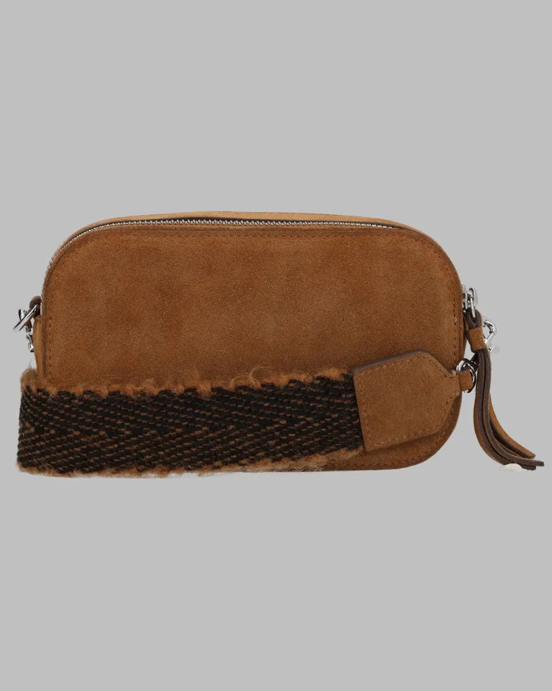 Tory Burch Miller Shoulder Bag — Beige Beige