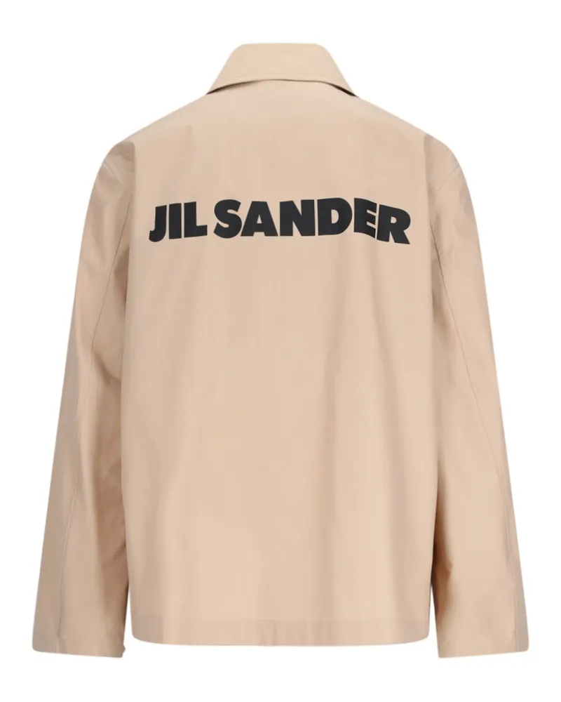 Jil Sander Men's Jackets Beige Cotton Beige