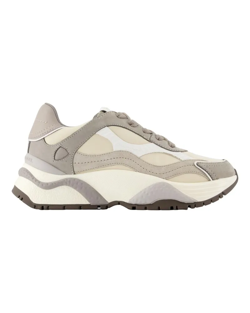 Philippe Model Women's Odeon Low Sneaker Gray Calfskin Gray