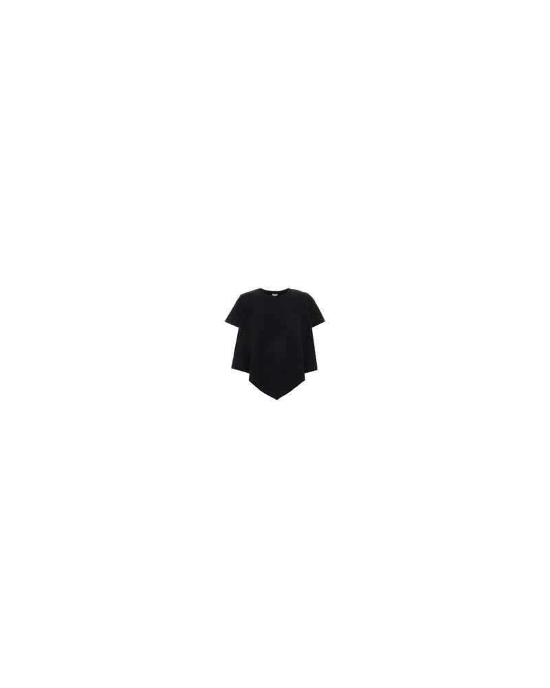 Loewe S540y22x87 Black Exterior: Cotton Nylon T-Shirt T-shirts And Polos Black