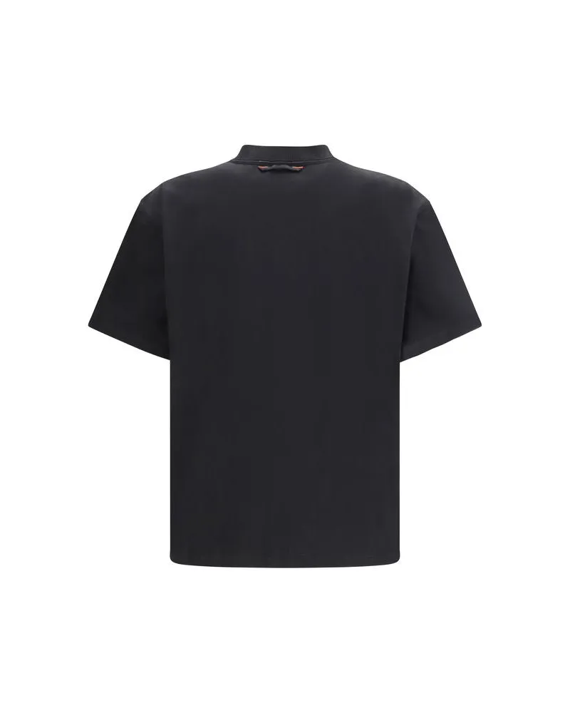 Parajumpers Men's Black Cotton T-Shirt Black